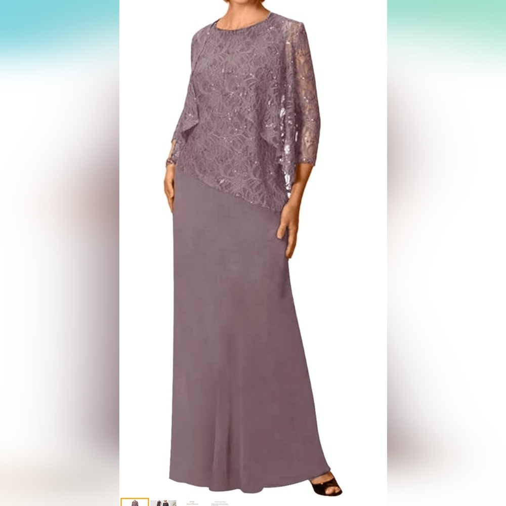 Mother of The Bride Dresses Long Evening Formal Dress Lace Wedding Guest Dresses